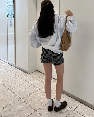 Wood print oversized sweatshirt