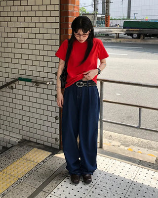 Double-line stud belt