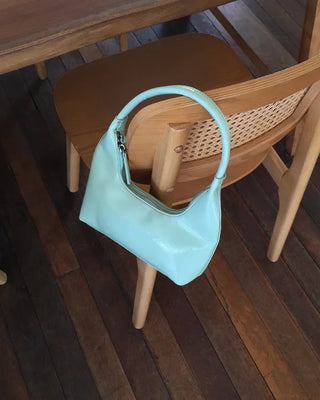 Double Zipper Mini Hobo Bag