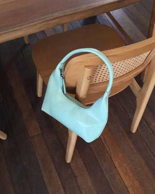 Double Zipper Mini Hobo Bag