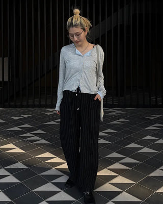 Slub sheer summer cardigan