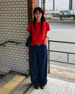 Color Basic Round Short Sleeve T-Shirt