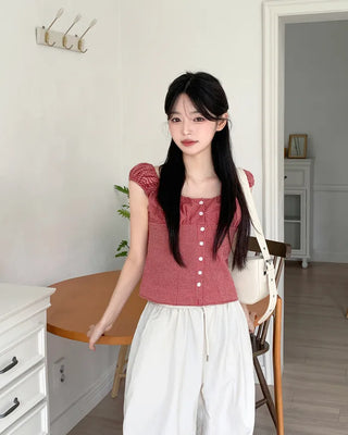 Buckle shoulder bag