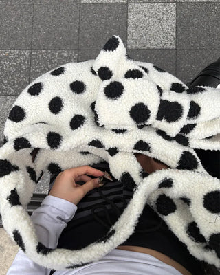 Dot Big Ribbon Boa Bag