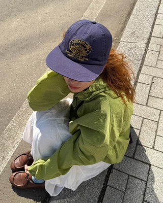 Yellow Stitch Camp Cap