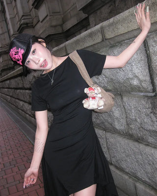 Fishbone Square One-Shoulder Bag