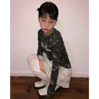 Military lettering T-shirt