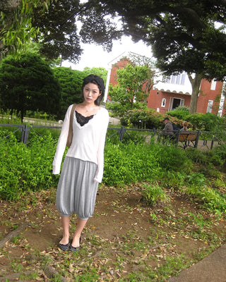Summer Cropped Easy Sarouel Pants