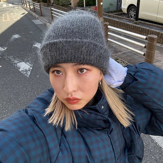 Fluffy Knit Beanie