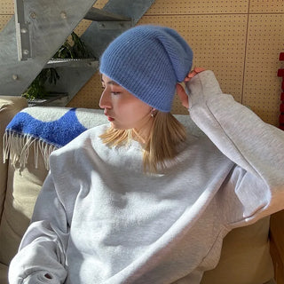 Fluffy Knit Beanie