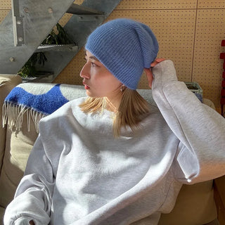 Fluffy Knit Beanie