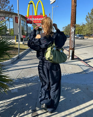 (ORIGINAL) Side-tuck Loose Fit Sweatpants (Fleece Lined)