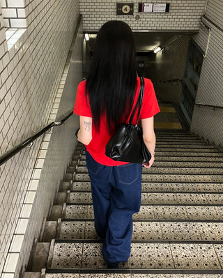 Backbanding Denim Pants