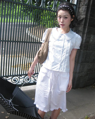 Fishbone Square One-Shoulder Bag
