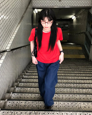 Color Basic Round Short Sleeve T-Shirt