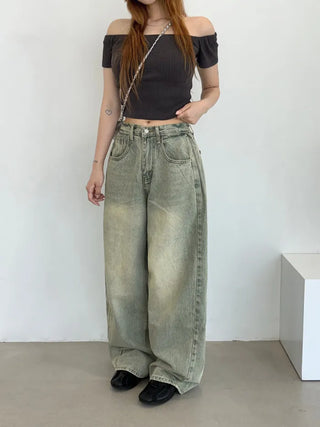 Pigmented Off-Shoulder Short-Sleeve T-Shirt (3 colors)