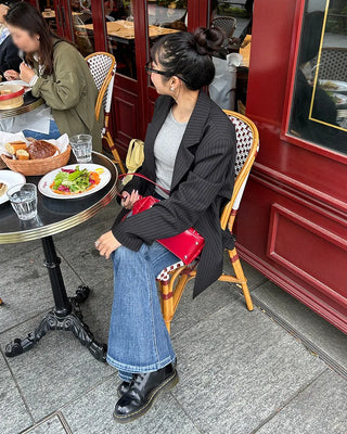 Bateau Neck Basic Long T-Shirt