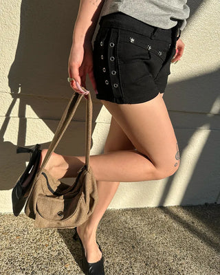 Square-cut sling bag mules