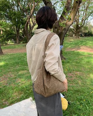 Checked cropped shirt
