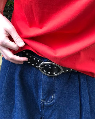 Double-line stud belt