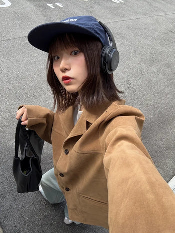 Schian Oversized Suede Jacket