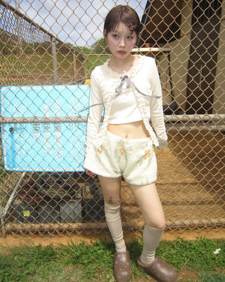 Ribbed knee-high socks