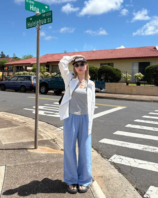 One-pocket back tag big shirt