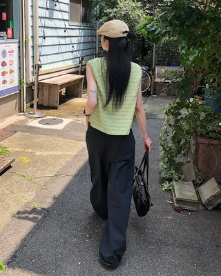 Tucked Summer Wide Chino Pants