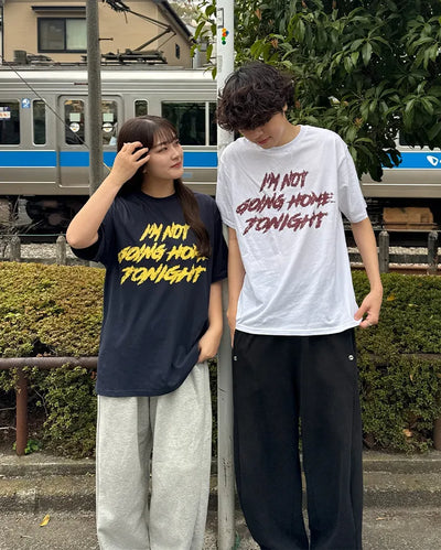 (Unisex) Lettering Short-Sleeve T-Shirt