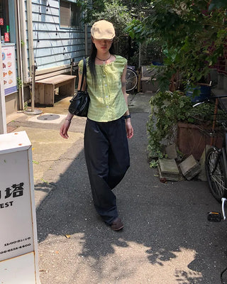 Tucked Summer Wide Chino Pants