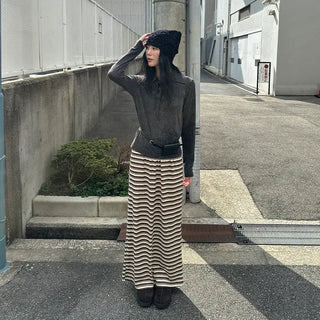 Eyelet color T-shirt