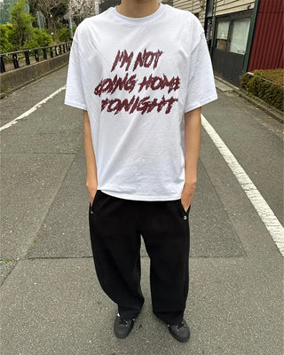 (Unisex) Lettering Short-Sleeve T-Shirt