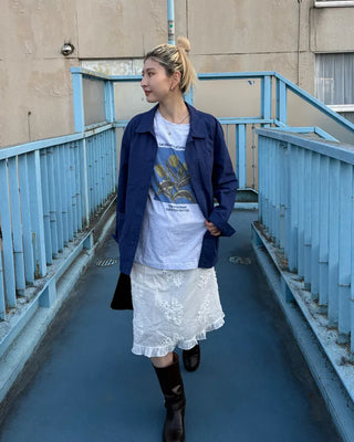 Yellow Tulip Half T-Shirt