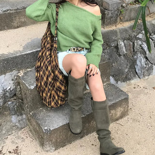 3-way Big Check Shoulder Bag