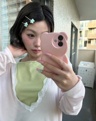 Pearl flower bobby pin