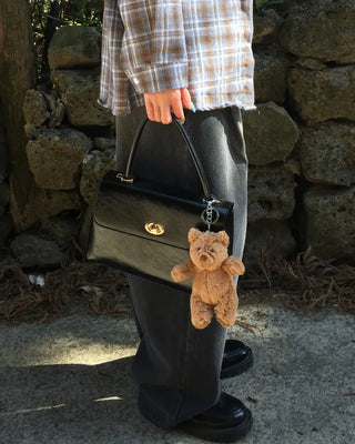 Flap Lock Square Tote Bag