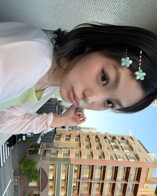 Pearl flower bobby pin