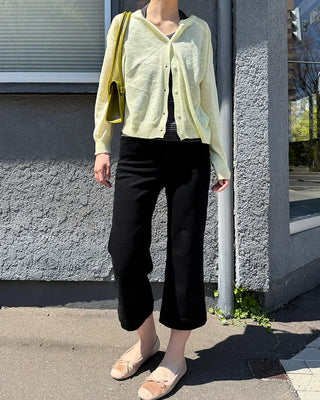 Low-rise capri pants