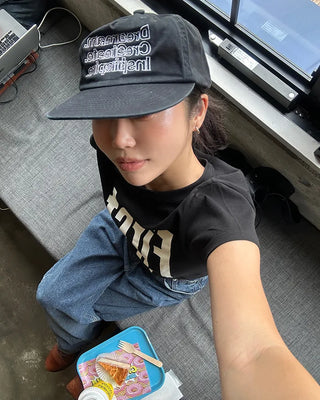 First Lettering Half T-Shirt