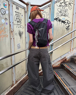 Shoulder seam semi-cropped half T-shirt