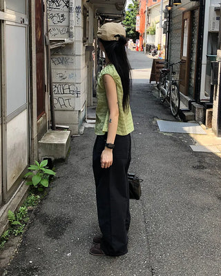 Tucked Summer Wide Chino Pants