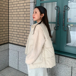 Angora style round knit