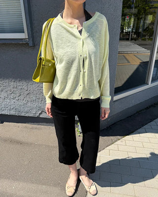 Low-rise capri pants