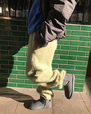 Short sheepskin boots