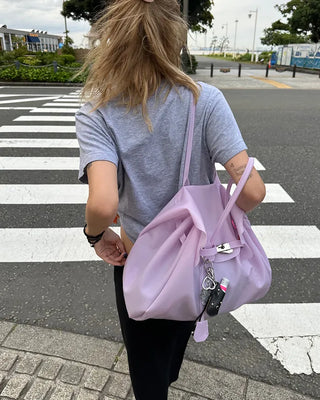 Matte Jelly Big Square Lock Bag