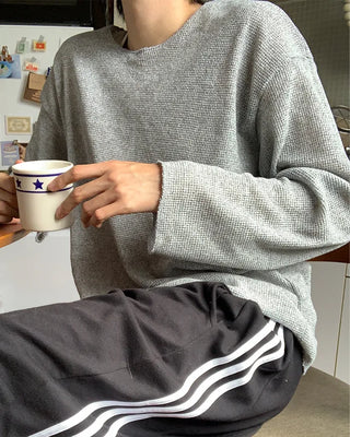 (Unisex) Sheer Round Knit