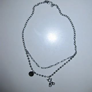Coin Bear Chain Necklace