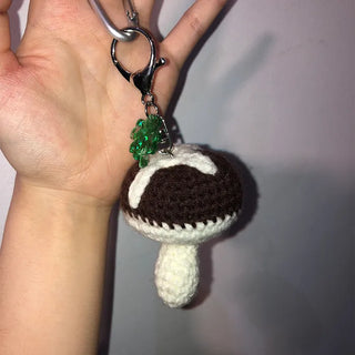 Mushroom keychain