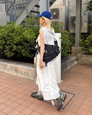 Drawstring Sleeveless Long Dress