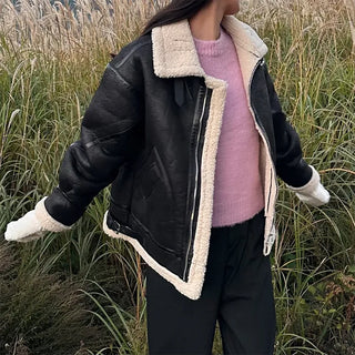 Brushed texture round knit